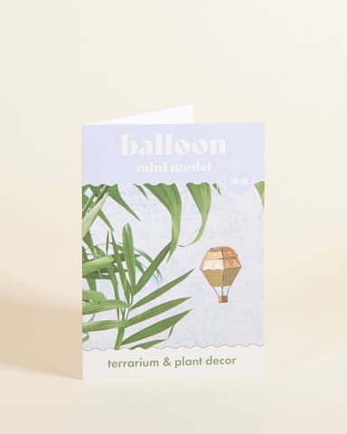 Heißluftballon Terrariumdekoration