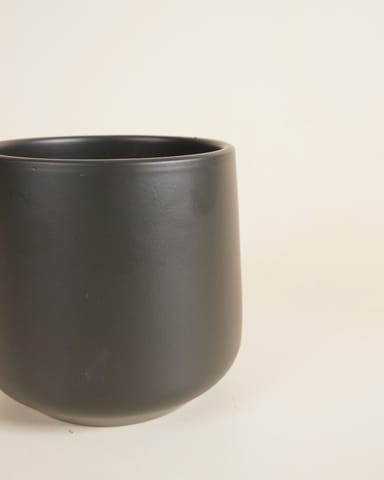 Amber Topf Schwarz Ø 12 cm