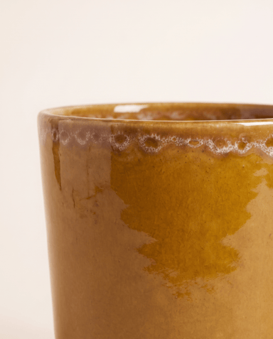 Otis Pot Ocher Ø 13 cm