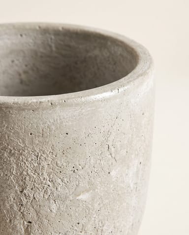 Jimmy Pot on Stand Light Grey Ø 14 cm