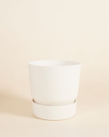 Elho Miles Runder Topf Weiß Ø 18.5 cm