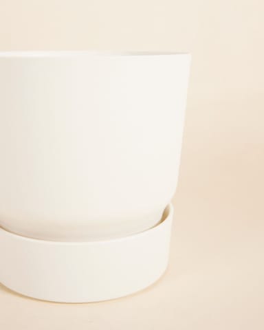 Elho Miles Runder Topf Weiß Ø 18.5 cm