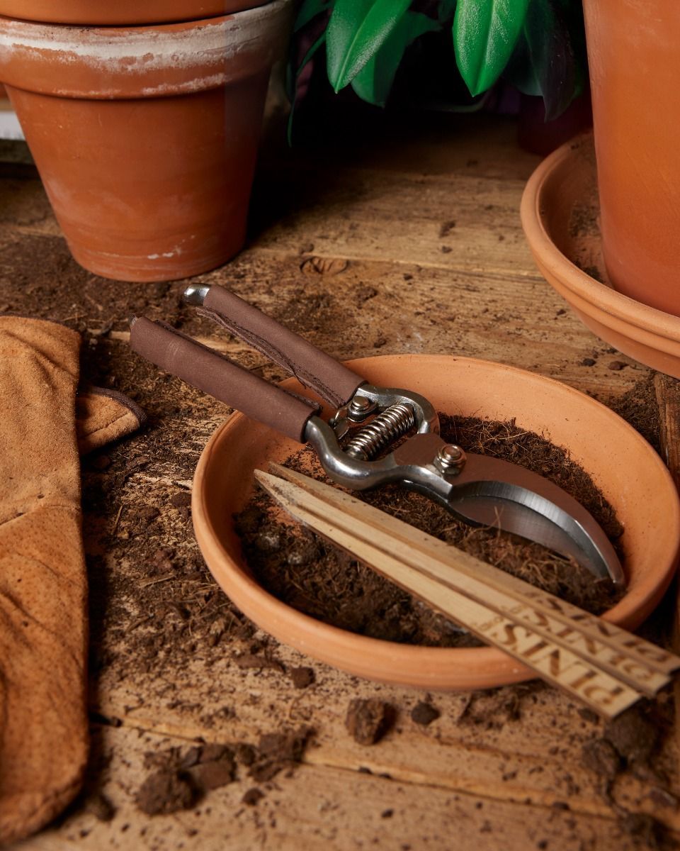 Gartenschere Gartenhandschuhe aus Schweinsleder