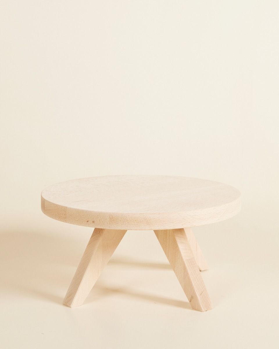 Ronnie Plant Table Wood Height 12 cm