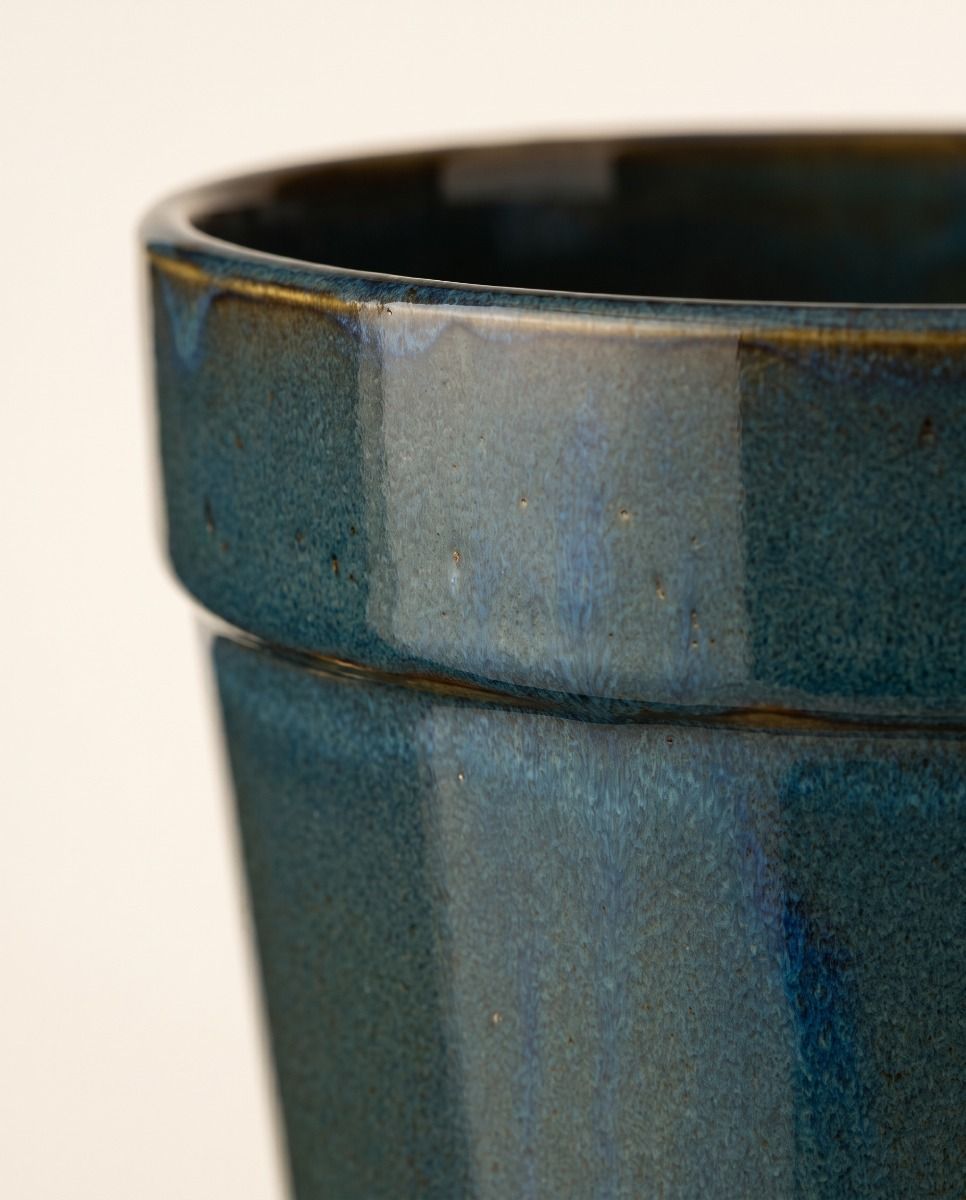 Clint Pot with Saucer Green Ø 17 cm
