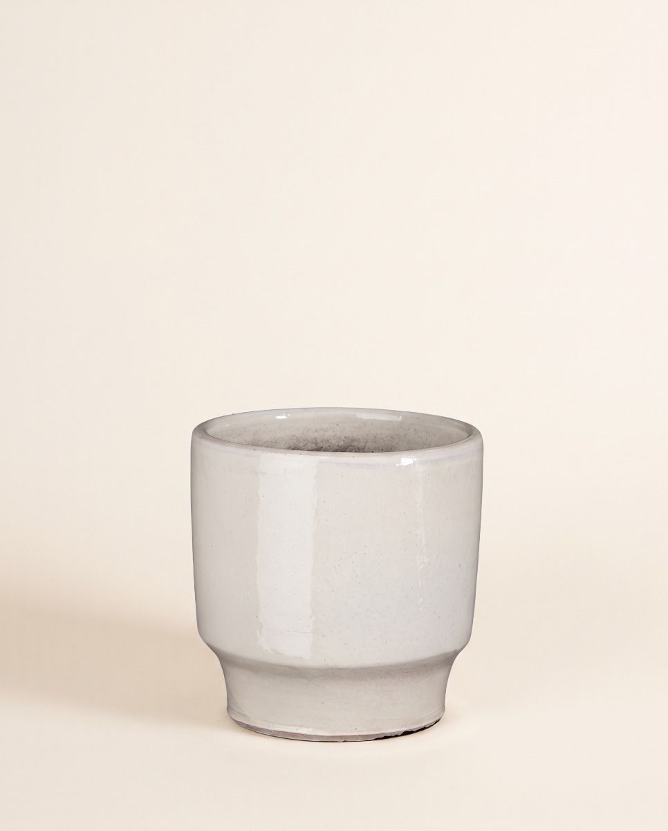 Diaz Pot White Ø 17 cm