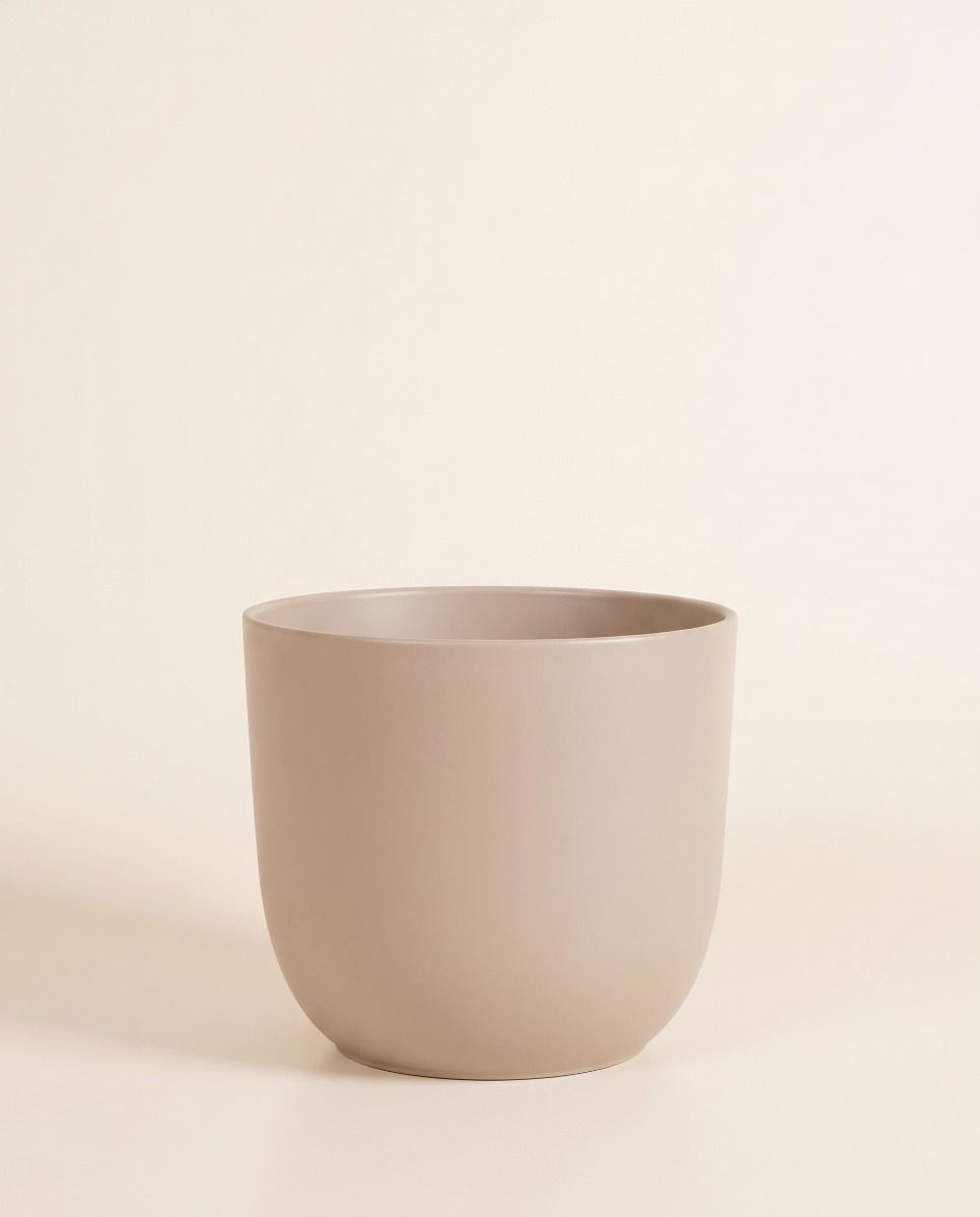 Tusca Pot Taupe Matt Ø 14.5 cm