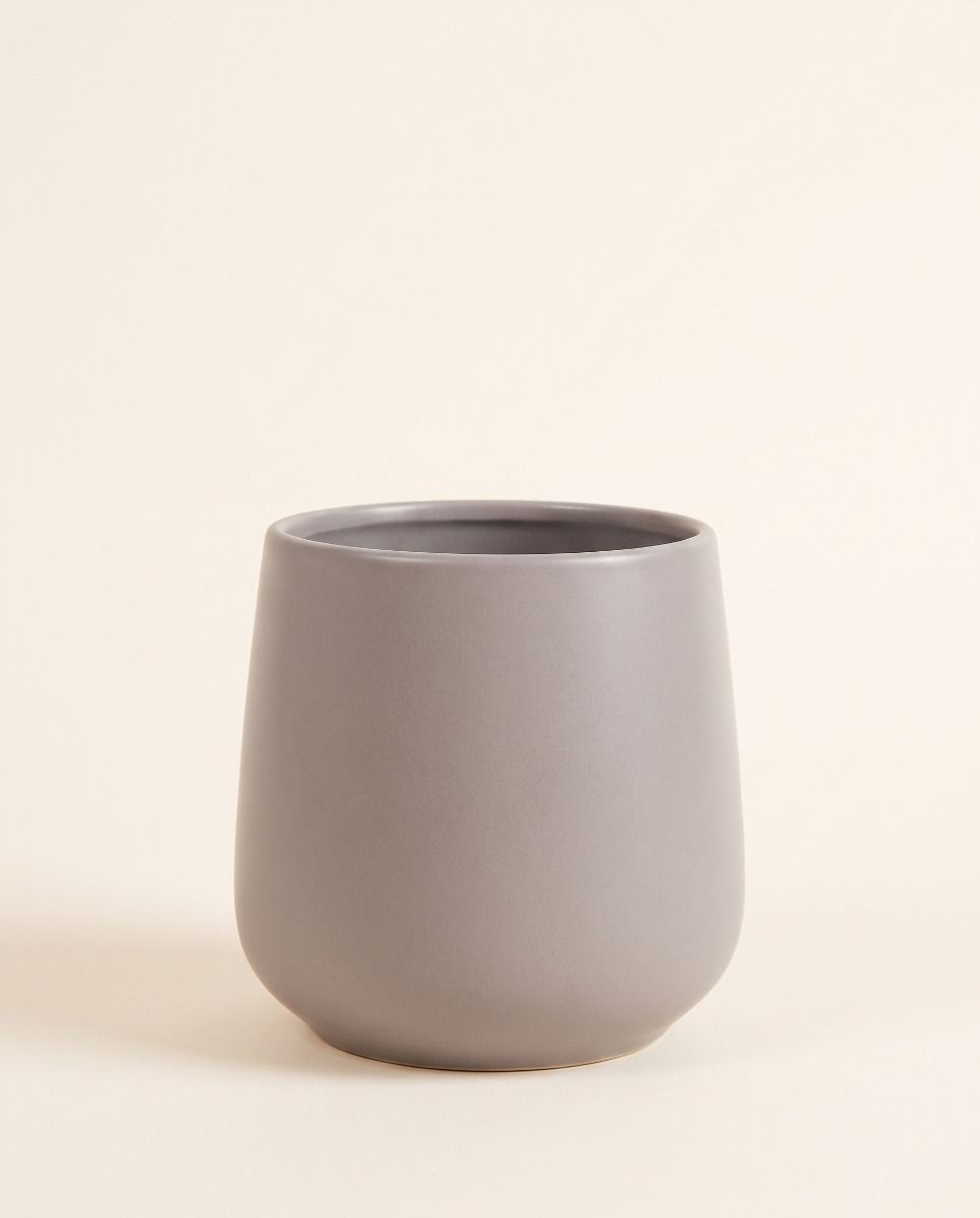 Amber Pot Taupe Matt Ø 12 cm