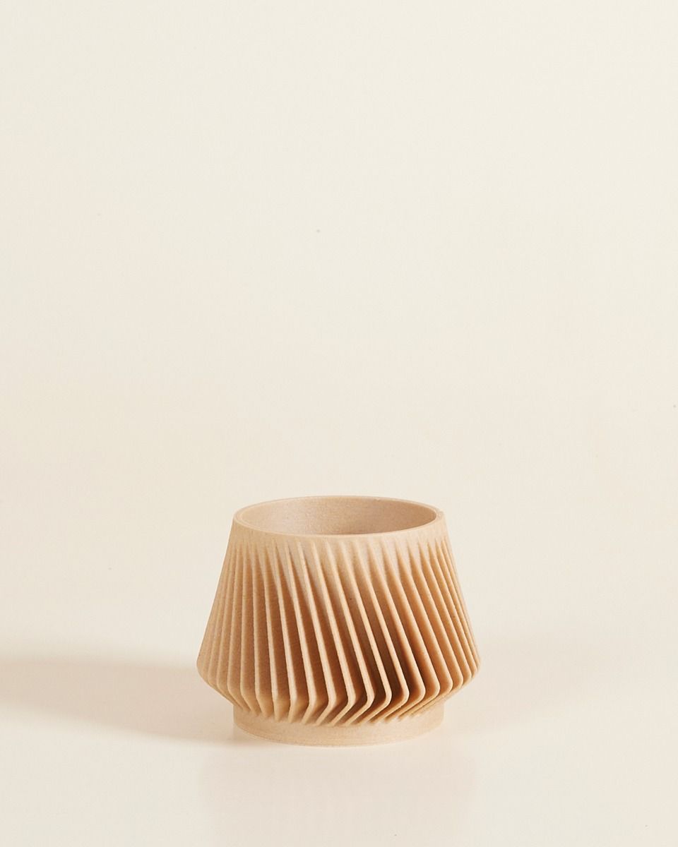 Baby Robin Wood Topf Zigzag Ø 5.5 cm