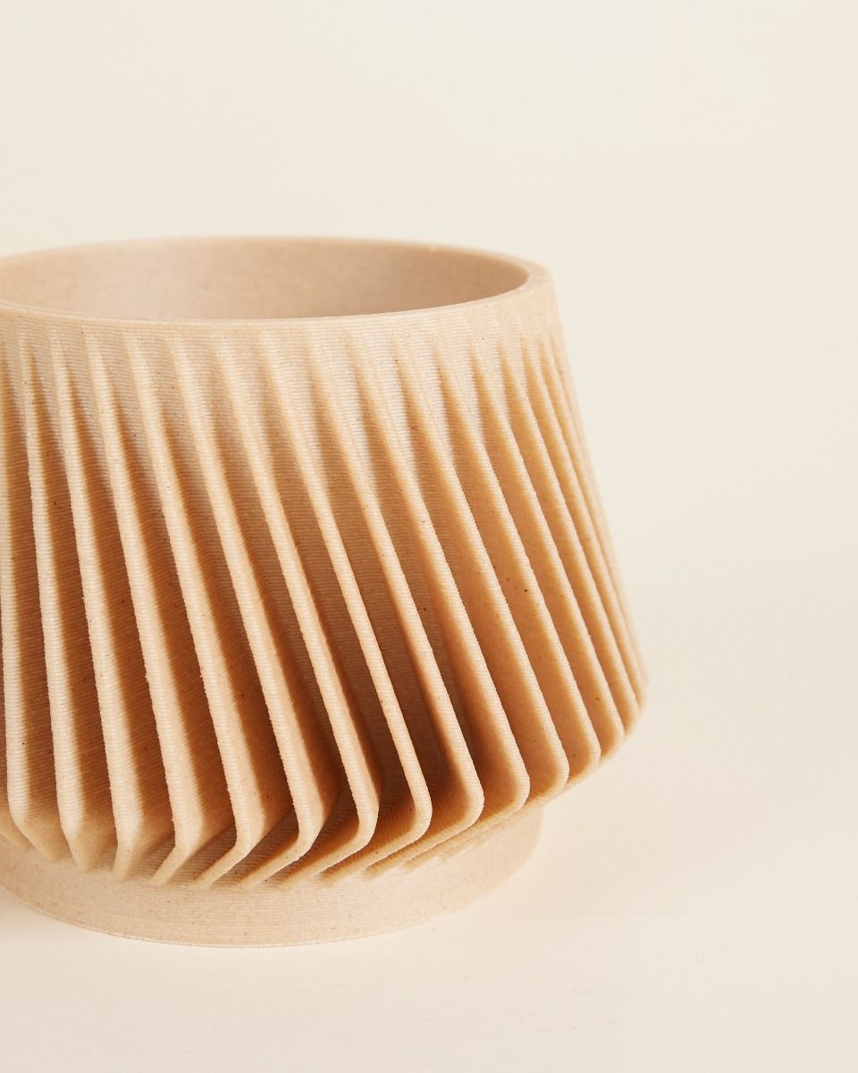 Baby Robin Wood Topf Zigzag Ø 5.5 cm