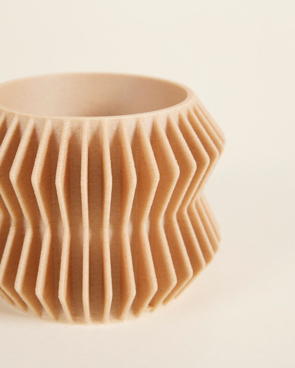 Baby Robin Wood Topf Chevron Ø 5.5 cm