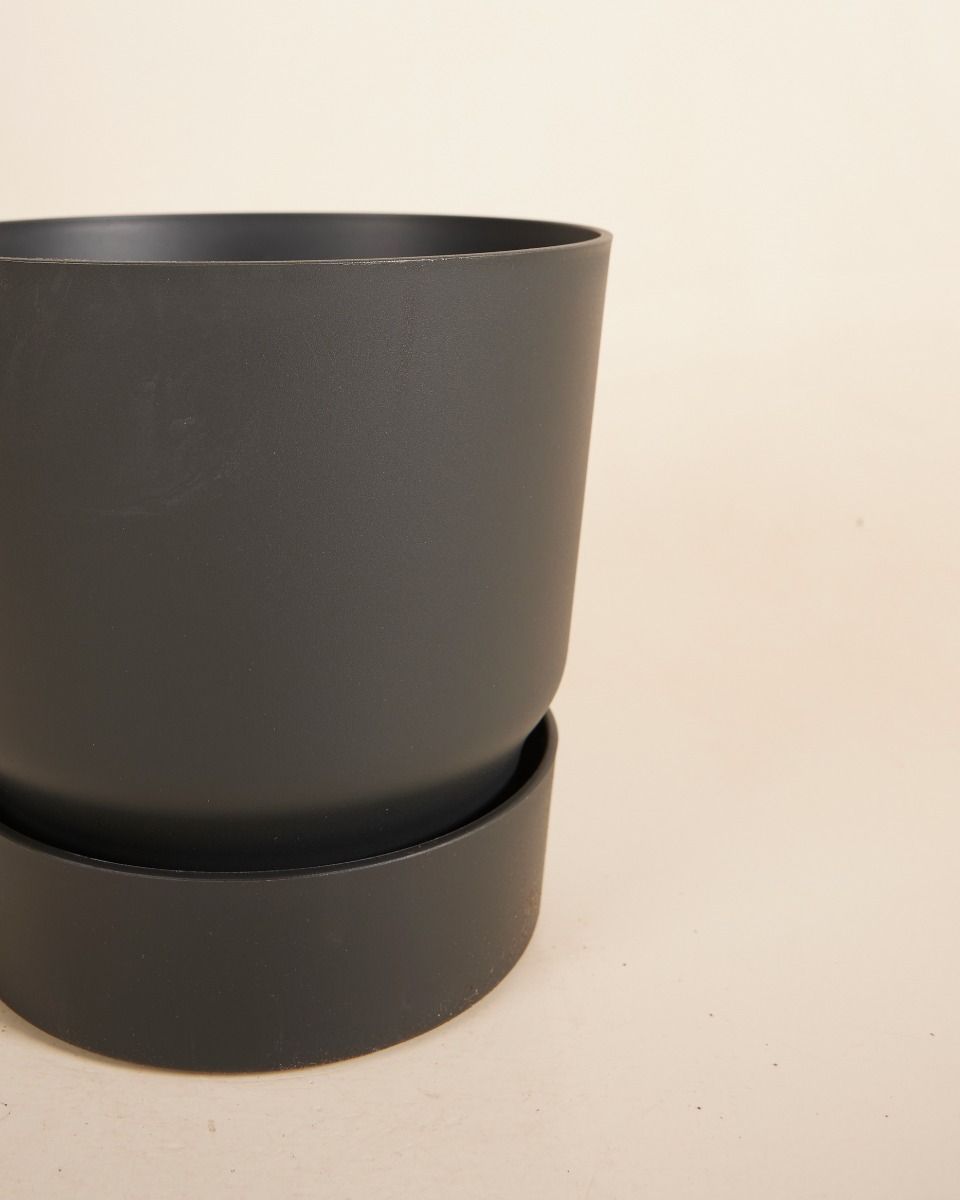 Elho Miles Runder Topf Schwarz Ø 18.5 cm