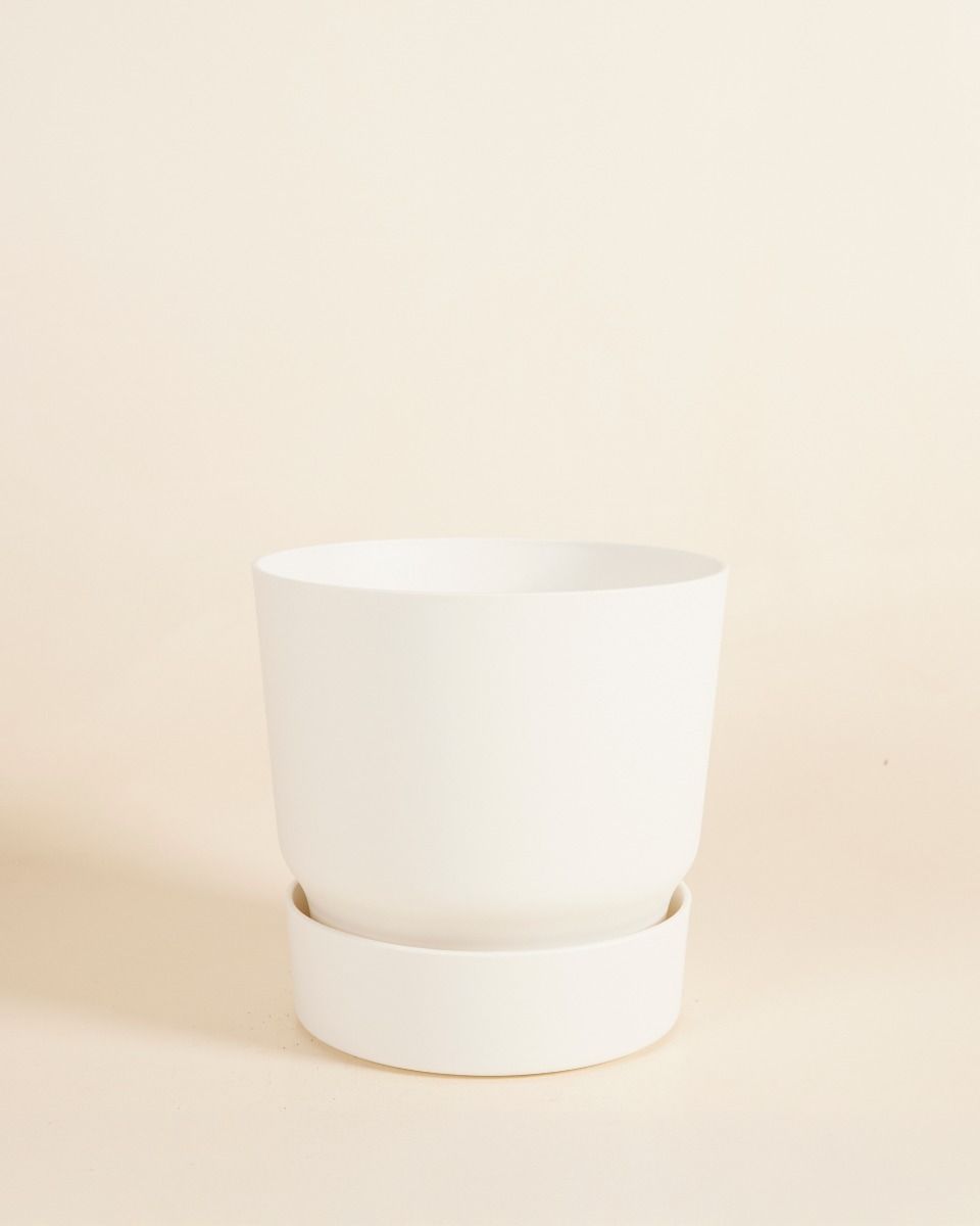 Elho Miles Runder Topf Weiß Ø 18.5 cm