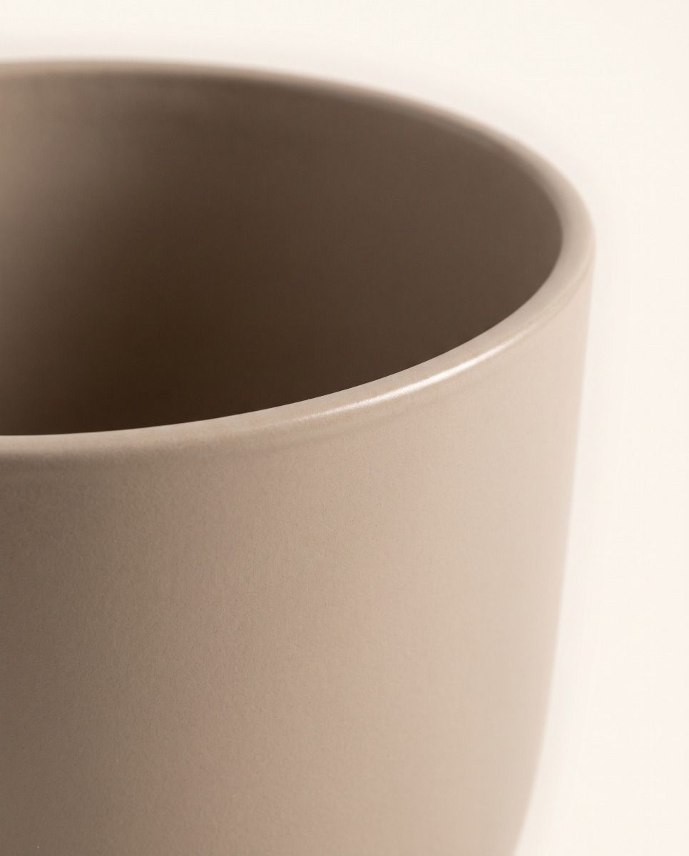 Tusca Pot Taupe Matt Ø 25 cm