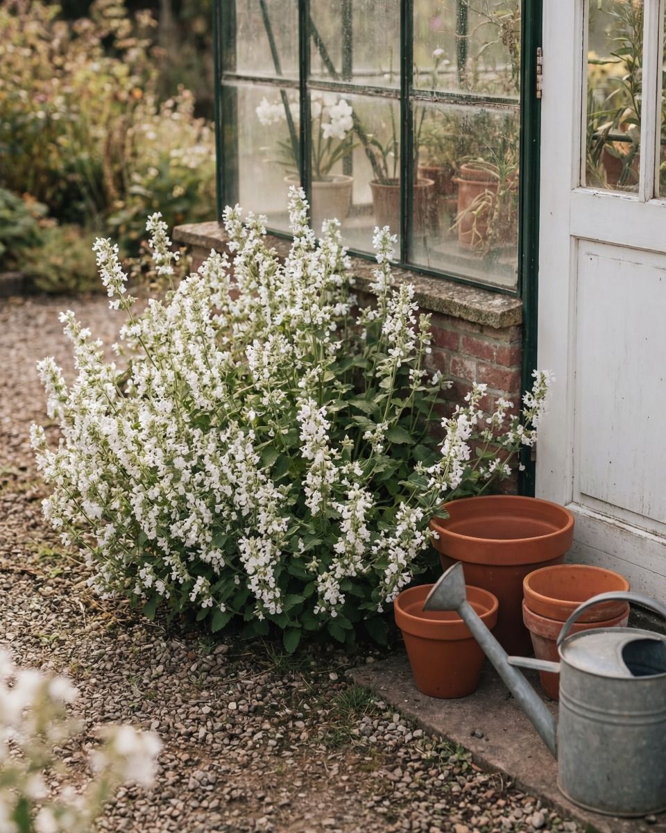 Nepeta Katzenminze Faassenii Snowflake