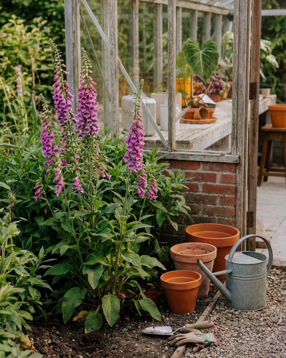 Digitalis Fingerhut Purpurea Gloxiniiflora